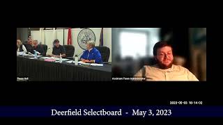 Deerfield Selectboard  -  May 3, 2023