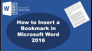 Celebrity How to insert bookmark in Word 2016? Wealth