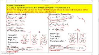 Calculus 1 Lecture 3 4 2 Concavity Examples and the Second Derivative Test