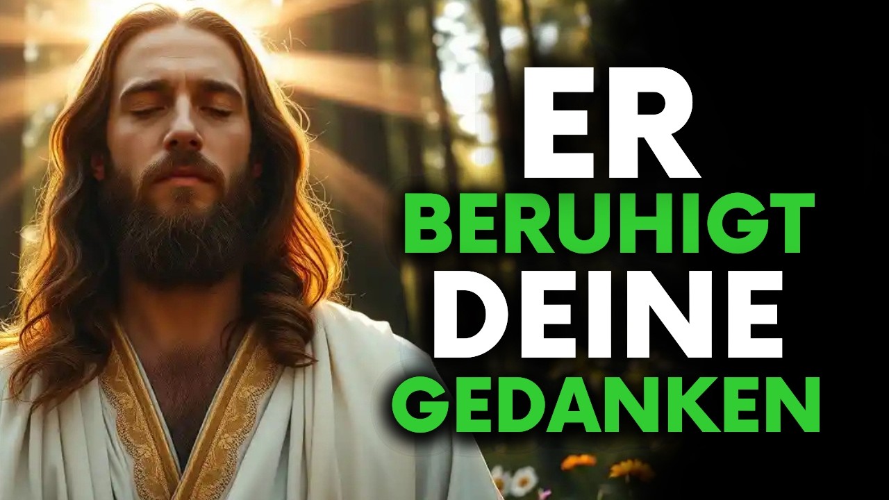 Sieh, wie Gott jede Unruhe in dir stillt.