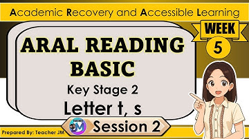 ARAL PROGRAM KEY STAGE 2 READING BASIC WEEK 5 SESSION 2