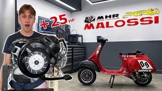 STARTING THE VESPA RACE ENGINE!