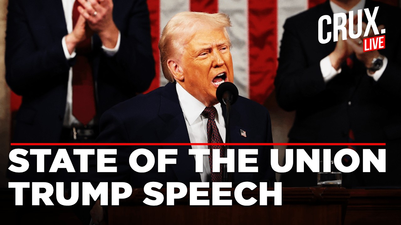 LIVE | Trump 2026 State Of The Union Address | Fiery Speech Amid Tariff ...