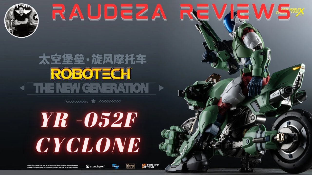 ROBOTECH : YR 052 F Cyclone Moshow 1:6 Scale figure Review - YouTube