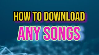 How to Download Songs Free #shorts #songs #music #download #tutorial #technomsr #techno #tech #free