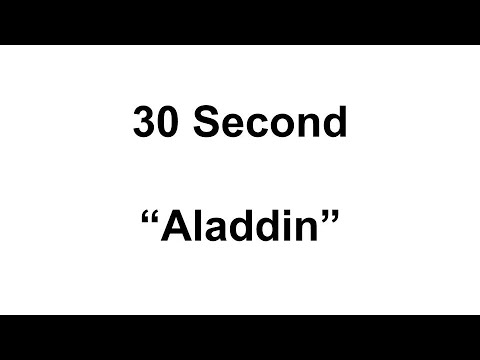 30 Second "Aladdin" Timer