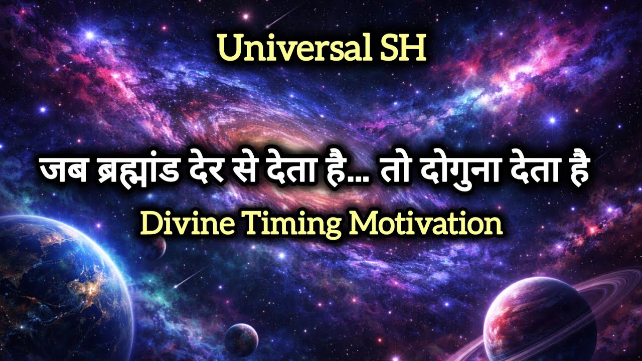 तुम्हारा समय आ चुका है 🔥 – Universe की अनसुनी सच्चाई ✨