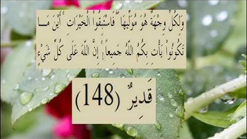 القران الكريم سورة البقرة الاية 148