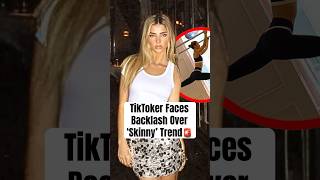 TikToker Faces Backlash Over 'Skinny' Trend #shorts #livschmidt #skinnytok