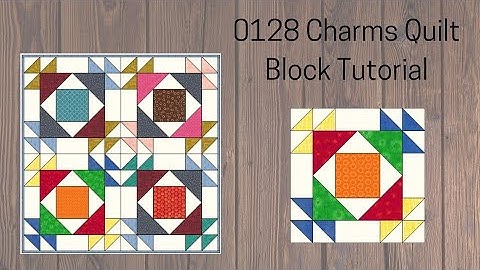 0128 Charms Quilt Block Tutorial | Block of the Day 2023 | AccuQuilt