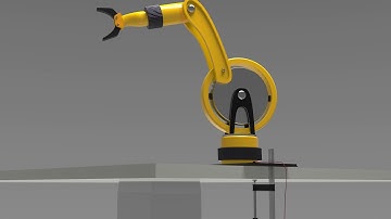 Robotic Arm Mechanism Animation (Rhino + Keyshot)