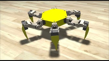 Robot Simulator CoppeliaSim: Hexapod Gait