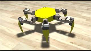 Robot Simulator CoppeliaSim: Hexapod Gait