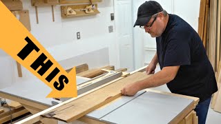 My Simple Jig for Dead Straight Cuts - Woodworking Tips