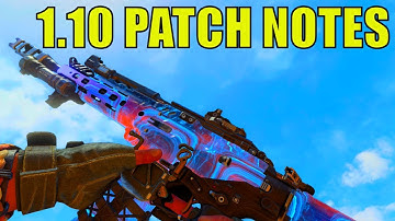 *NEW* COD BO4 1.10 UPDATE PATCH NOTES - REACTIVE CAMO ON ANY GUN, ZERO NERF + MORE (1.10 UPDATE BO4)
