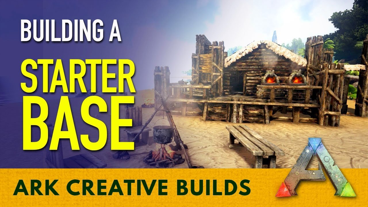 How to Build Starter Base PVE - Ark Survival Evolved - YouTube