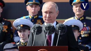Putin en el desfile militar del día de la Victoria: 'Han desatado una verdadera guerra contra Rusia'