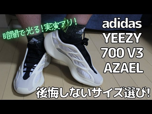 YEEZY】気になるサイズ感！adidas YEEZY 700 V3 AZAEL購入レビュー