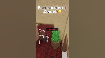 Fast murderer round! 😝 #mm2 #roblox #murdermystery2 #robloxedit #mm2victory #mm2roblox #mm2edit