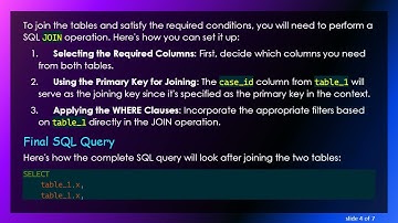 How to Join Two Tables in SQL