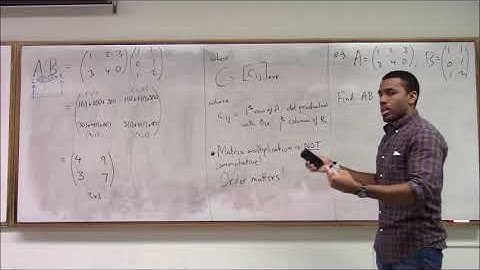 Math 346 Lecture 4 - More definitions involving matrices and systems of linear equations part 1