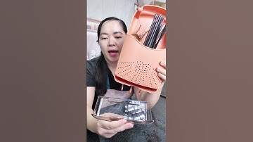 Hộp đũa muỗng treo tường có nắp #reviewgiadung #dungdanda7 #youtubeshopping