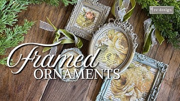 DIY Cottage Core-ornamenten | Redesign gietmix + decoratiemallen + transfers tutorial door Cari