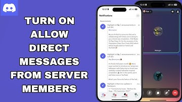 How To Turn On Allow Direct Messages From Server Members On Discord App