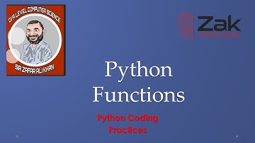Python 17 | Stepwise | Functions Subroutines | O/A Level | By ZAK