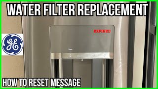 How To Replace GE Water Filter PVD28BYNBFS ( reset )