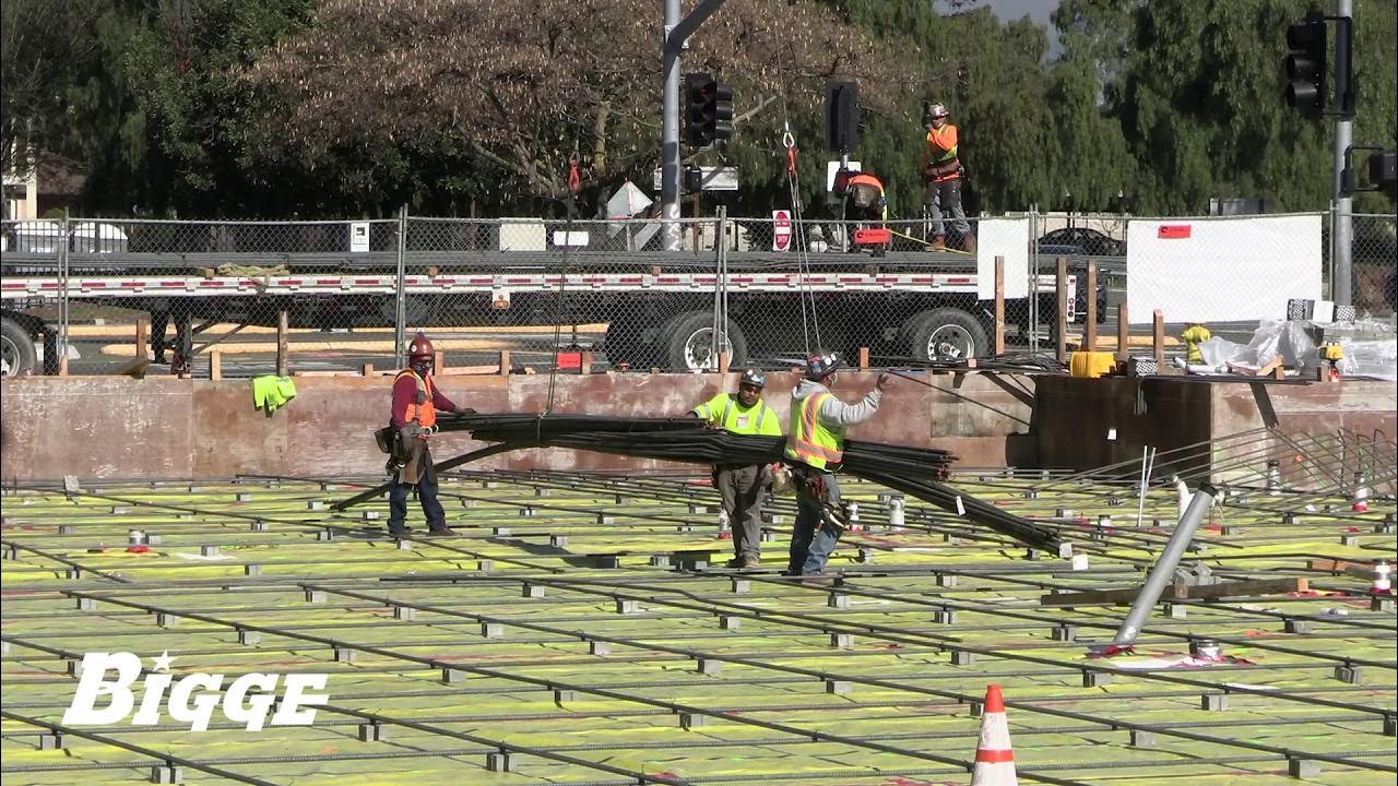 Bigge HTC Rebar Job in San Jose YouTube