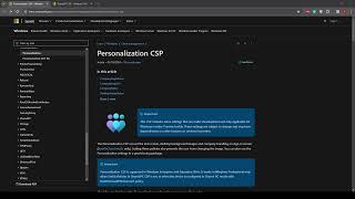 Personalization CSP (Background\lock screen image) for Windows Professional using Intune