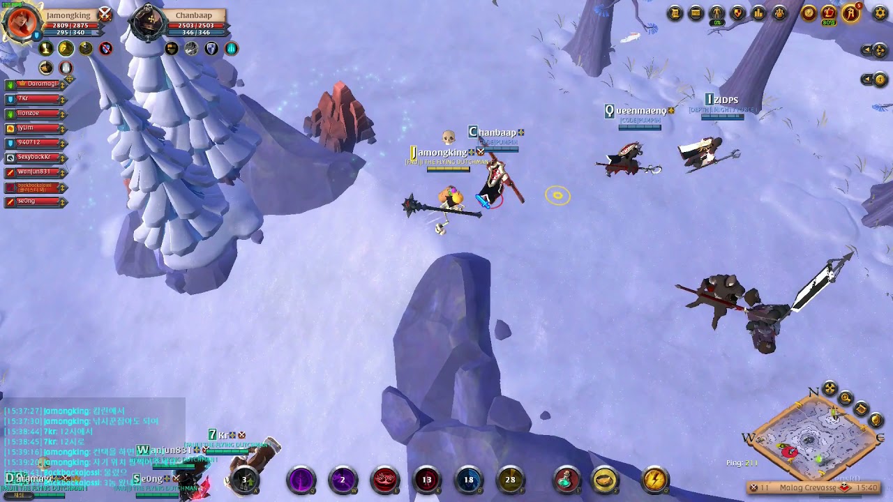 알비온 레드존 PVP 연습 영상 캄란 시점 / Albion online Red zone PVP Practice Video