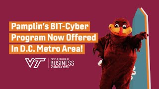 Pamplin's BIT-Cyber Program Now Offered In D.C. Metro Area!