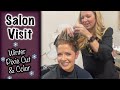 Salon Visit | My Winter Pixie Cut &amp; Color