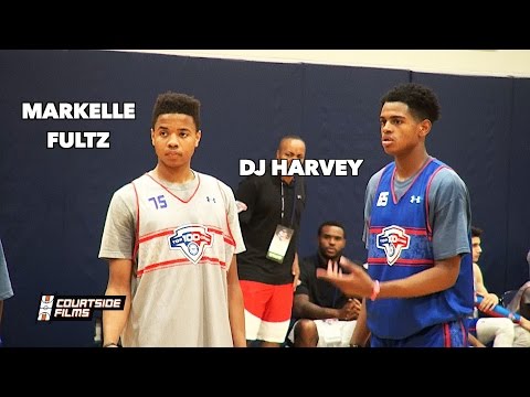 Markelle Fultz & DJ Harvey Trade Buckets @ NBA Top 100 Camp