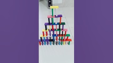 New Domino Trick | Domino tricks | QUICK CLUE RR | #quickcluerr #howyoulikethat #dominos #blackpink