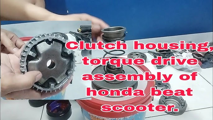 Torque Drive, CVT, How to replace Torque Drive, Clutch bell, Clutch  Lining, Panggilid