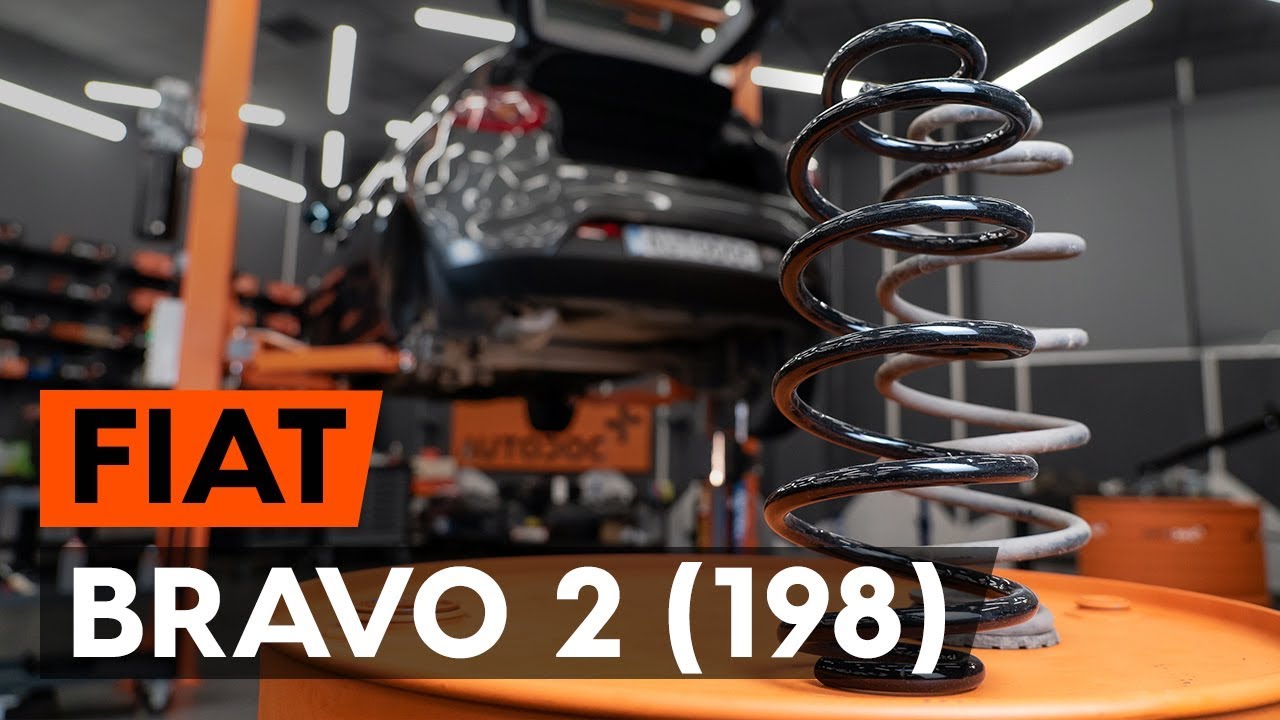 How to change rear springs / rear coil springs on FIAT BRAVO 2