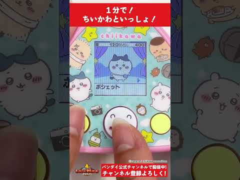 【バンダイ公式】約1分でちいかわといっしょ!!#Shorts  #バンダイ #バンマニ