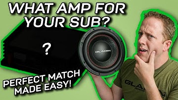 Pick the BEST amplifier for your subwoofer! MADE EASY!