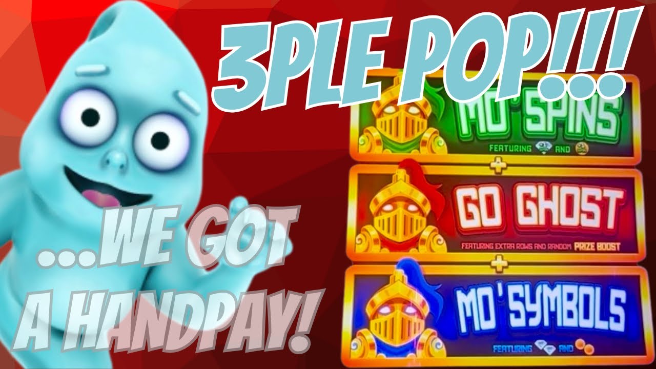 GO GHOST 3PLE POP!!! Got us a big HANDPAY! 🤗