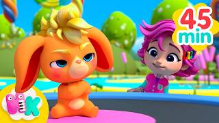 learn colors kids rainbow day song heykids nursery rhymes