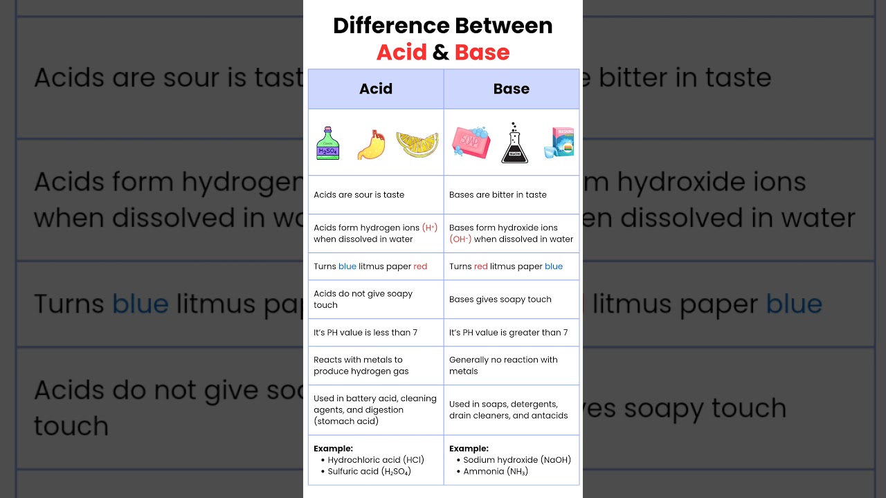 Acid vs Base: Clear Explanation for Beginners