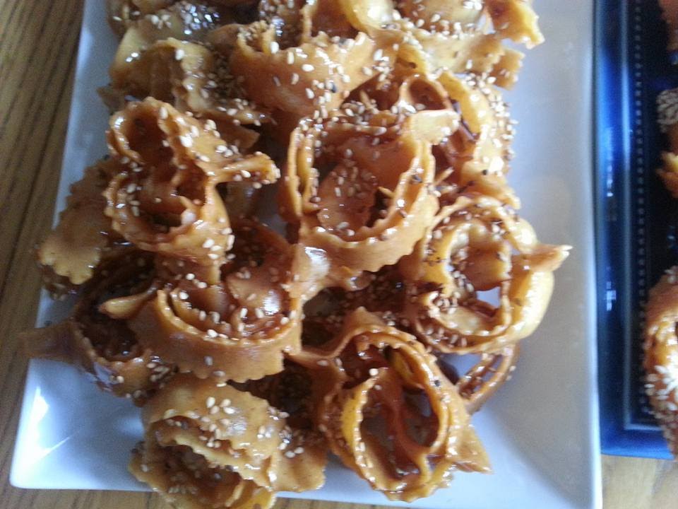 chebbakia sans gluten reussie à 100%