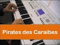 Pirates des Caraïbes - Tuto piano ou clavier ( spécial débutants) + partition