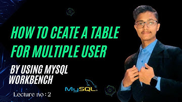 Create a table for multiple data by using MYSQL workbench #new #video #viral #trending #viralvideo