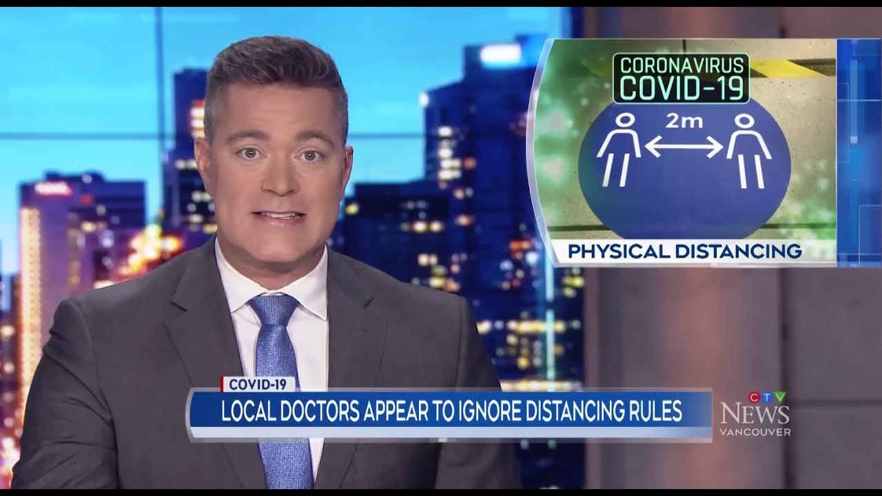 Local doctors appear to ignore distancing rules