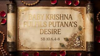 Baby Krishna Fulfills Putana's Desire | SB 10.6.4-8 | 2022-07-09 |