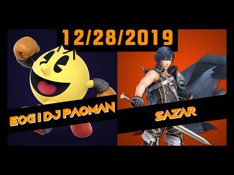 ECG Weekly 12/28/2019 - WQF - ECG | DJ Pacman(PAC-MAN) Vs. Sazar(Chrom) - SSBU